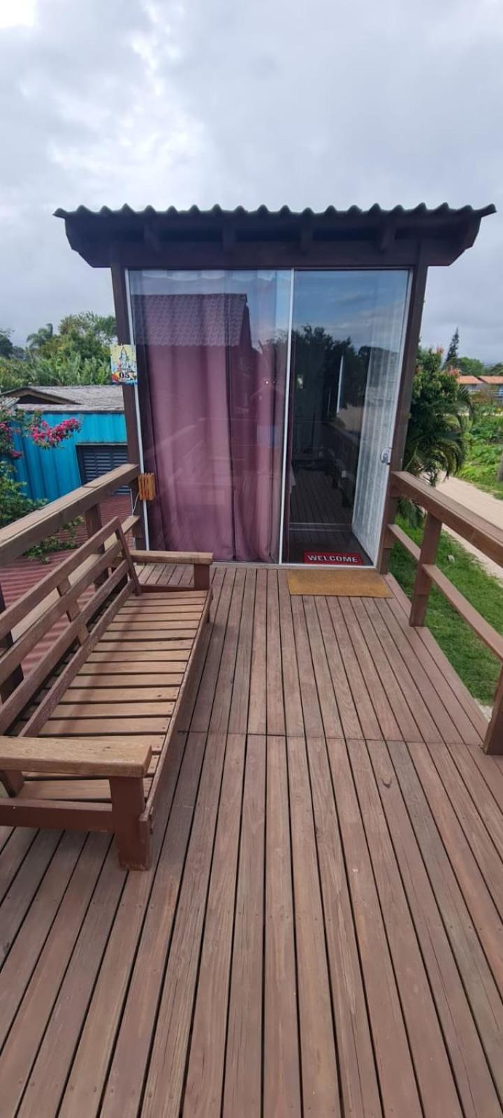 Hindu Box Containers E Cabanas Praia do Rosa Bagian luar foto