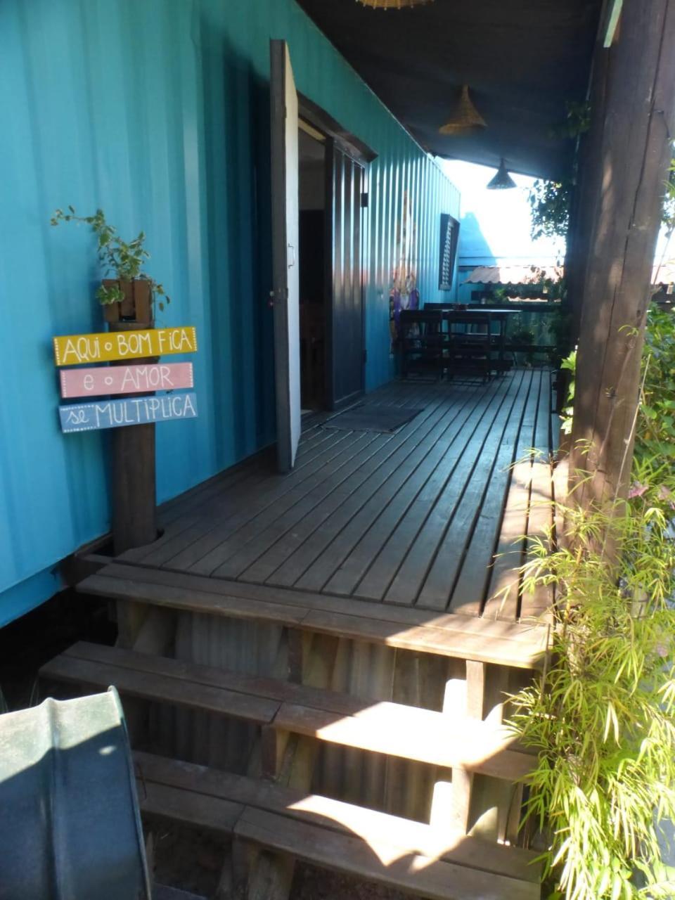 Hindu Box Containers E Cabanas Praia do Rosa Bagian luar foto